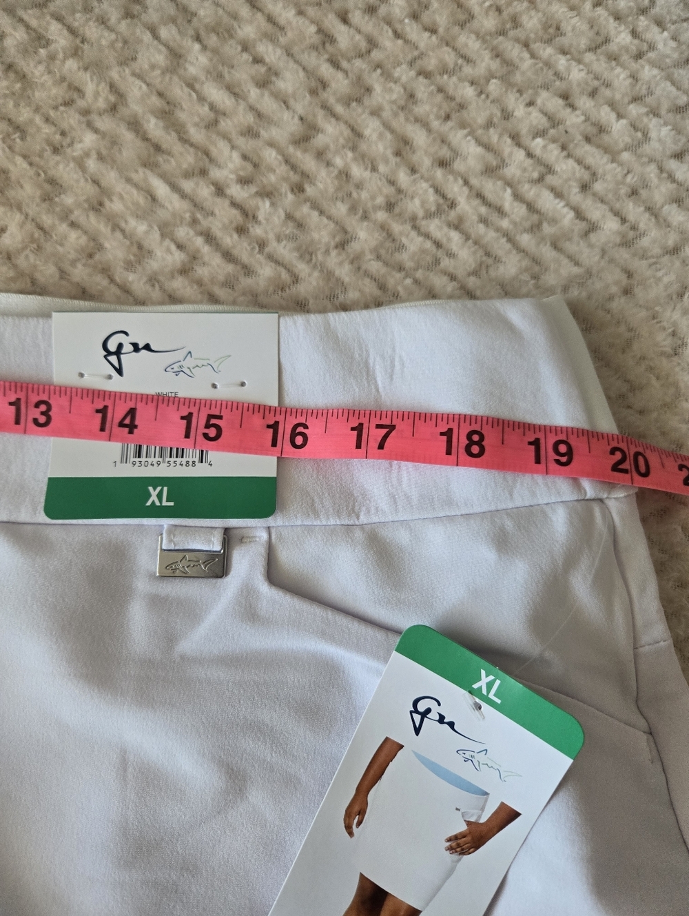 Greg Norman White Golf Skort XL NWT Stretch Athletic Tennis Skirt - Picture 4 of 10